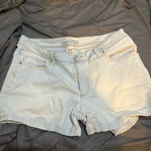 Faded Glory Light Blue Denim Jean Shorts
